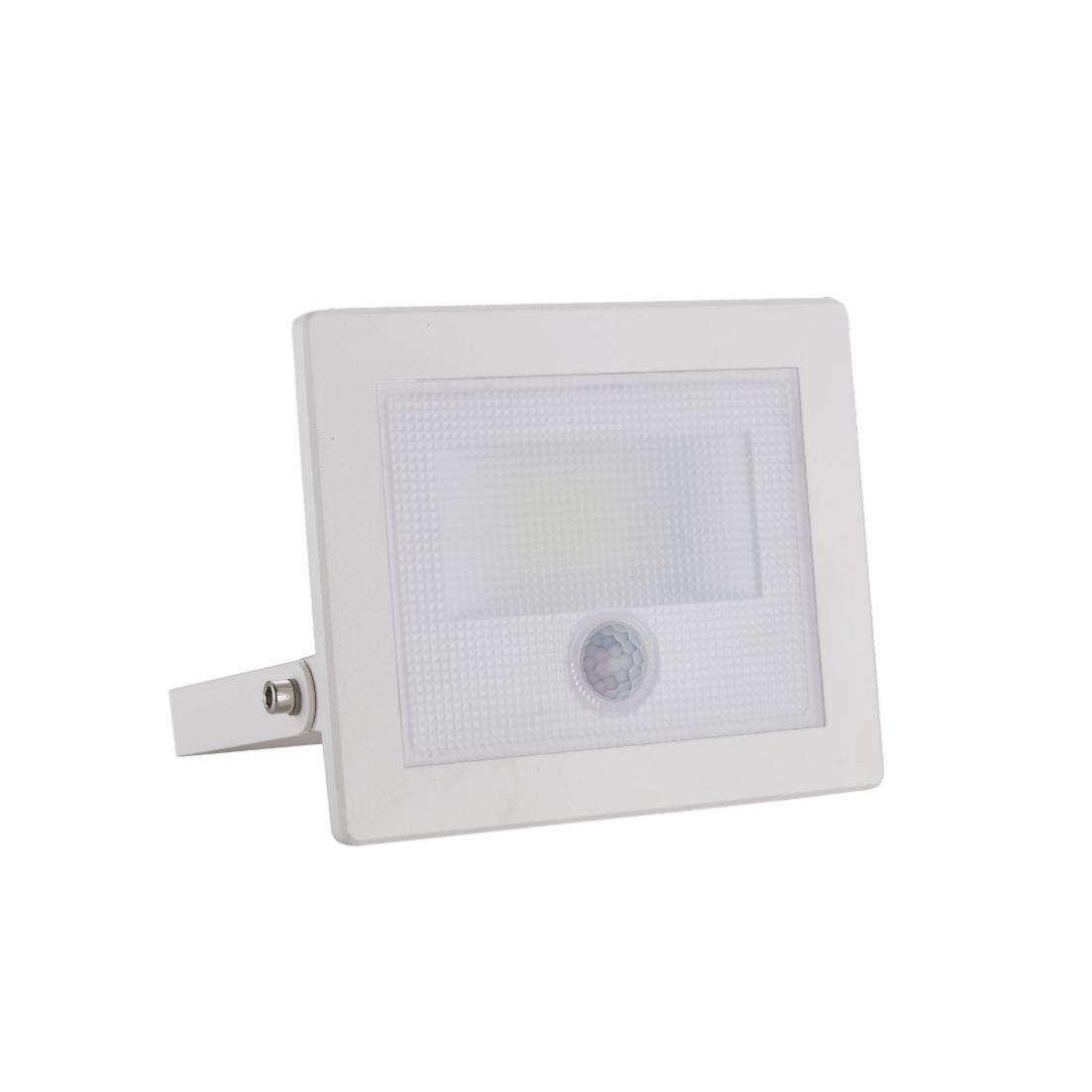 Projecteur LED Extérieur 20W Détecteur de Mouvement Crépusculaire Extra Plat IP65