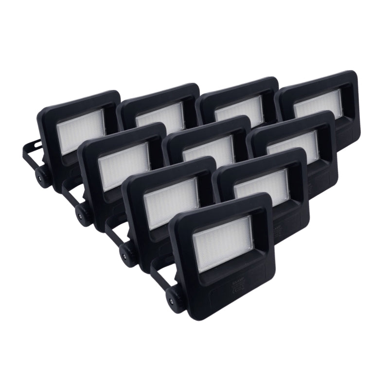 Pack de 10 - Projecteurs LED Extérieur 30W IP65 NOIR