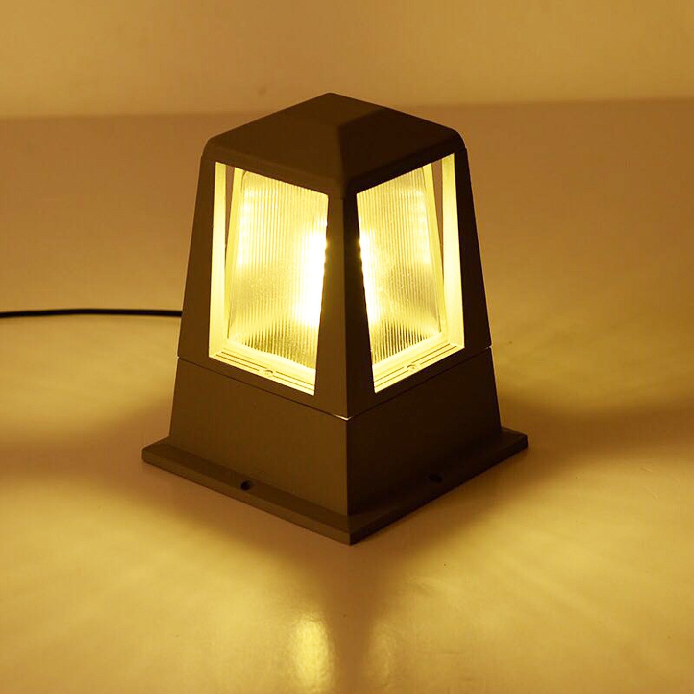 Lanterne Extérieure Noire Ampoule E27