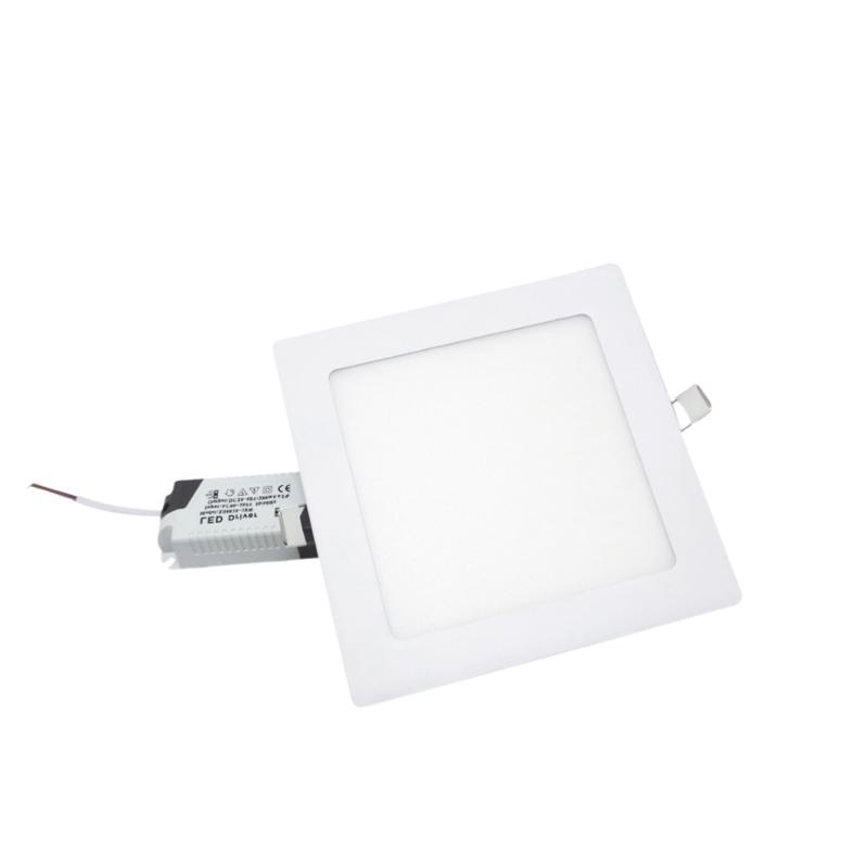 Spot LED Extra Plat Carré 12W Blanc