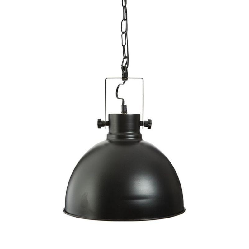 Suspension Cloche Métal Noir 30cm pour ampoule E27