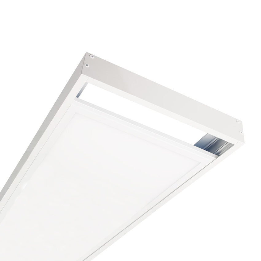 Kit en Saillie BLANC pour Panneau LED 120x30 Slim