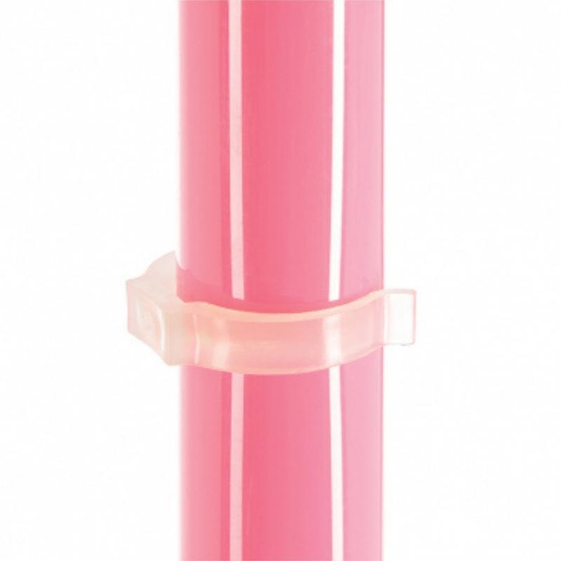 Lampe Tube Néon sur Pied Rose 134cm