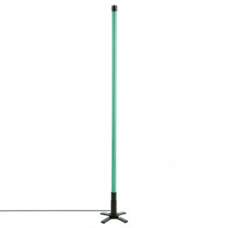 Lampe Tube Néon sur Pied Vert 134cm