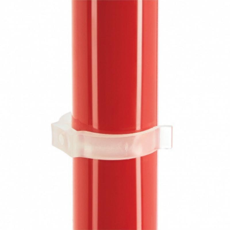 Lampe Tube Néon sur Pied Rouge 134cm