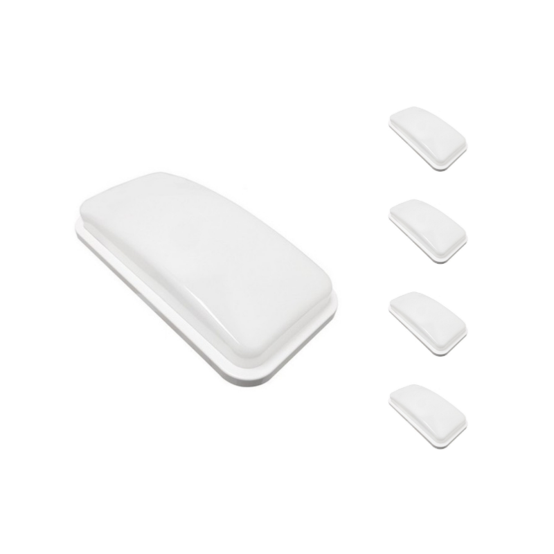 Pack de 5 - Applique LED Murale 20W Rectangulaire IP65