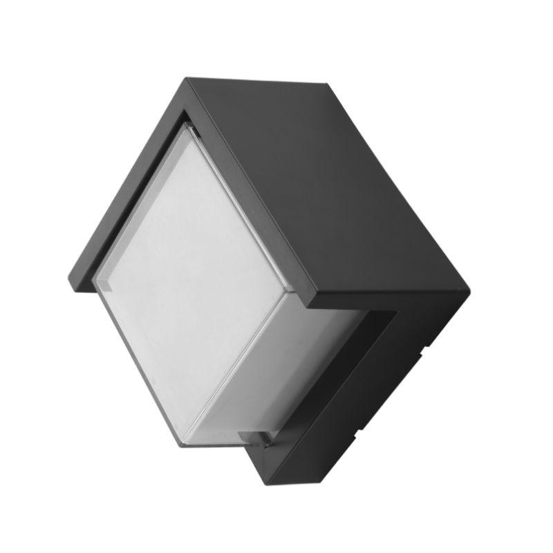 Applique LED Connectée WiFi RGBW 12W IP54 Carrée avec Cache