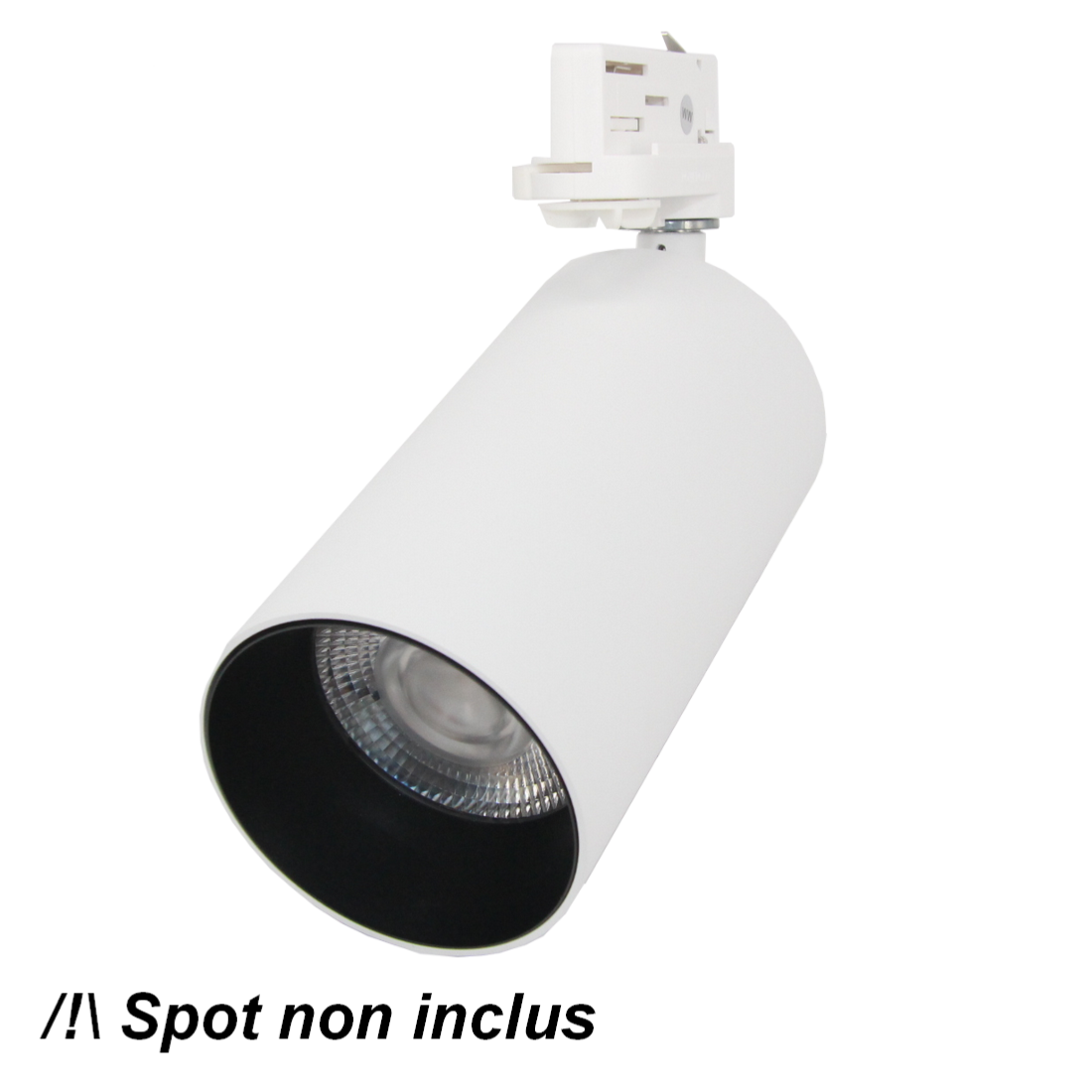 Cadre à Spot NOIR pour Spot LED sur rail 32W 38°