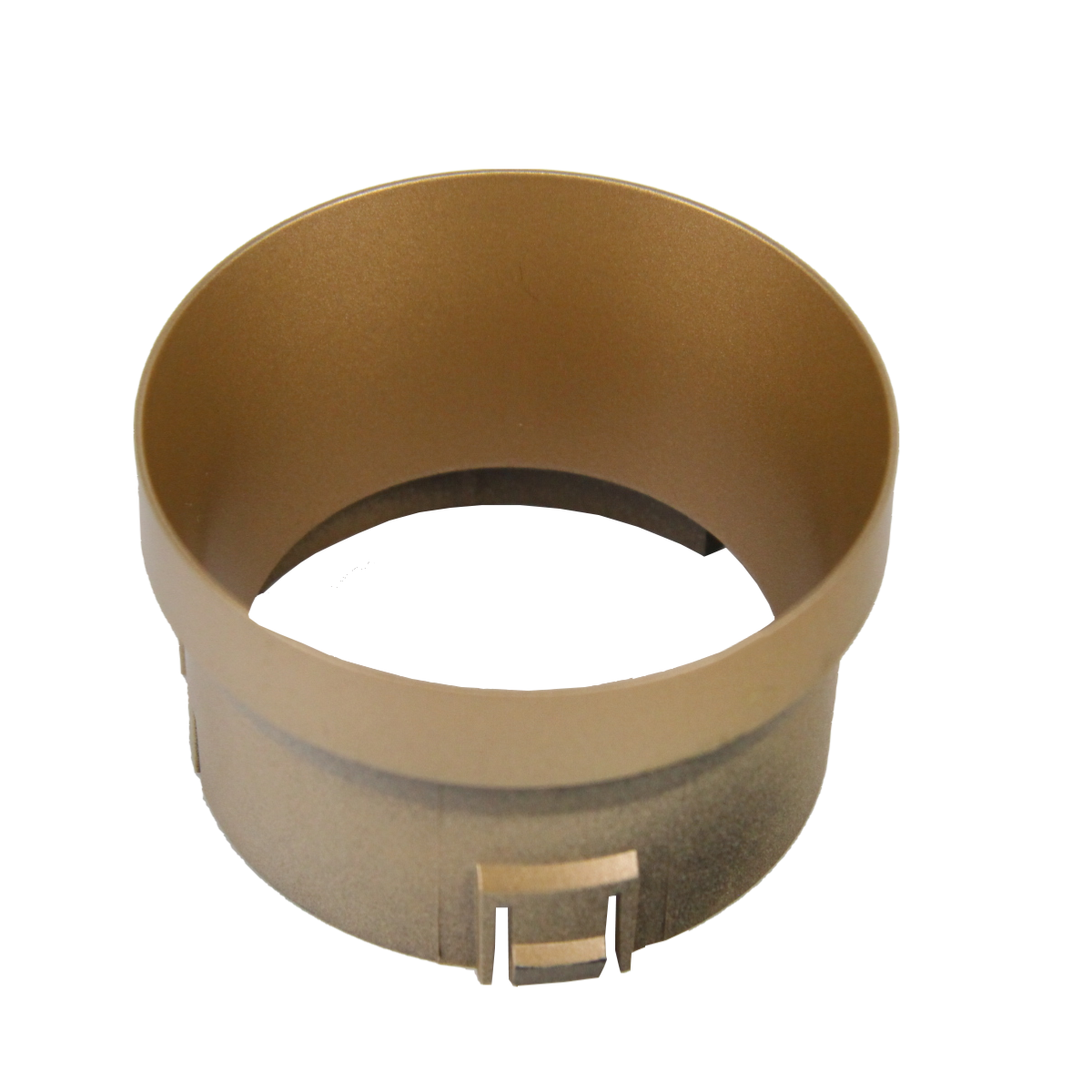 Cadre à Spot DORE pour Spot LED sur rail 18W 38° Monophasé