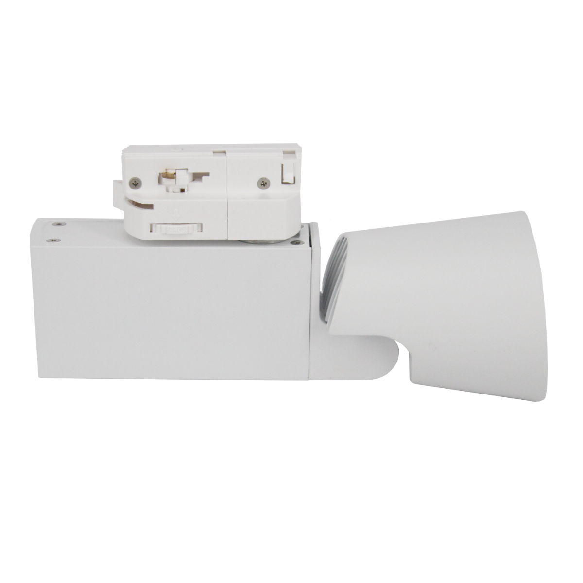 Spot LED sur rail 12W 38° Monophasé Dimmable BLANC