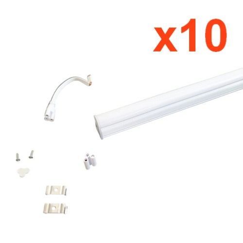 Tube Néon LED 90cm T5 14W BLANC (Pack de 10)