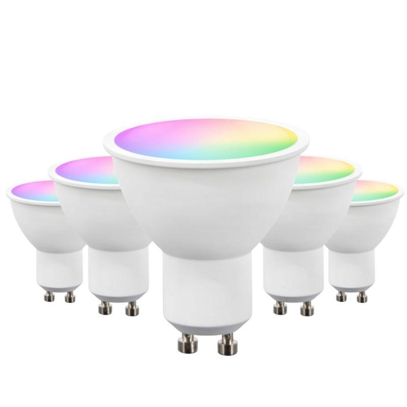 Ampoule LED Connectée WiFi GU10 5W RGBW (Pack de 5)