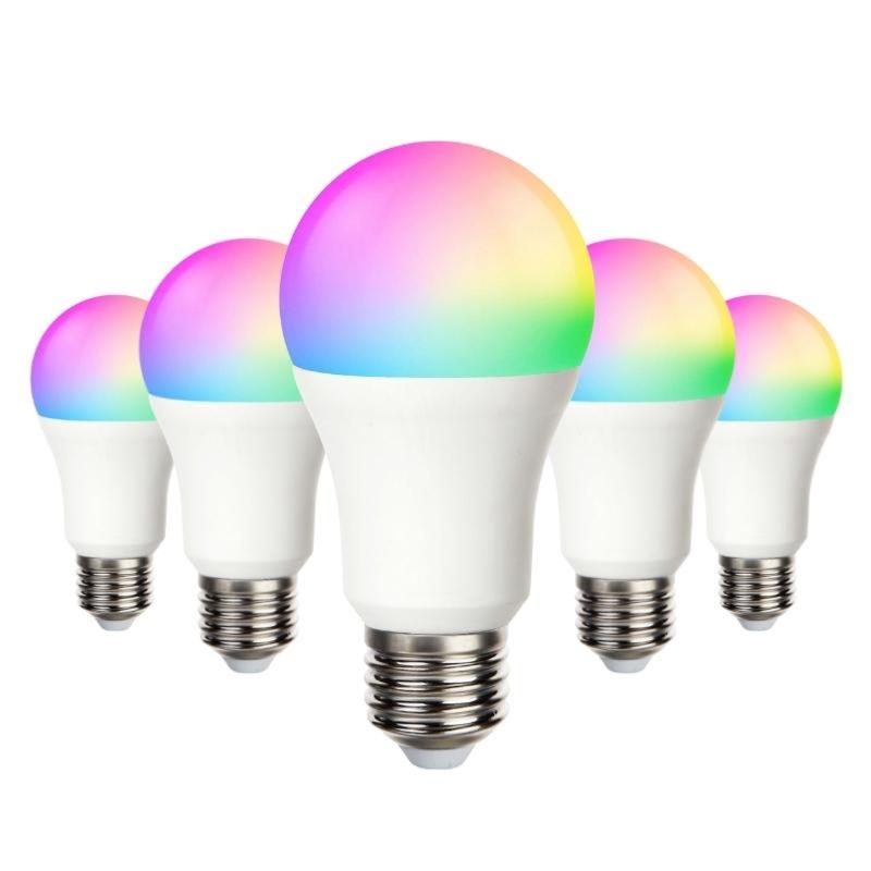 Pack de 5 - Ampoule LED Connectée WiFi E27 9W RGBW A60