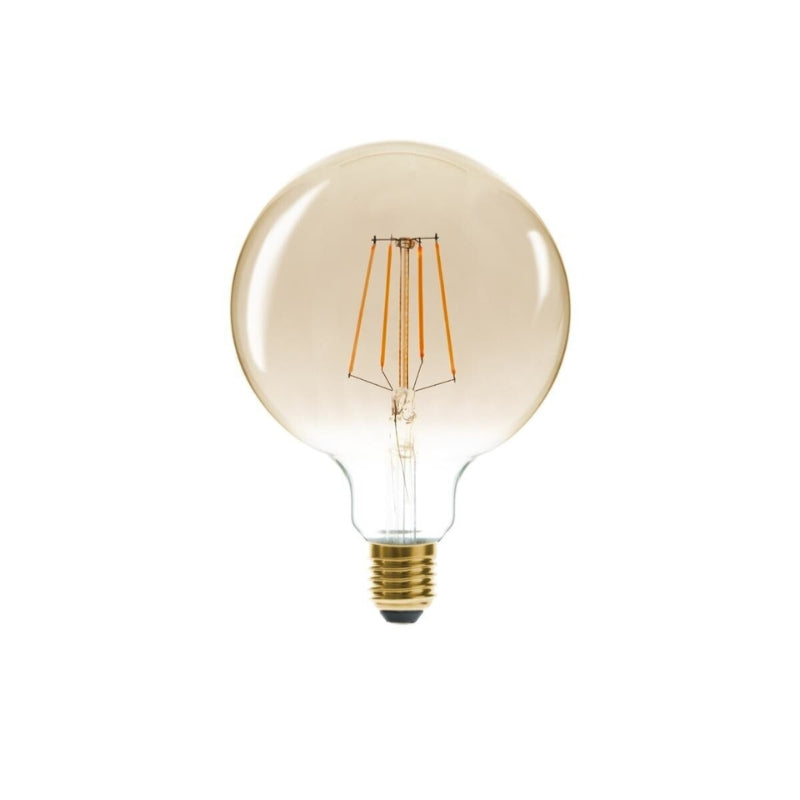 Ampoule LED E27 Filament 4W Globe Ambré