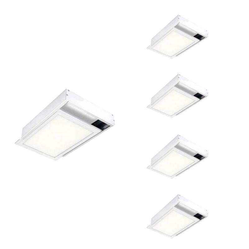 Kit Saillie BLANC pour Panneau LED 60x30 Slim (Pack de 5)