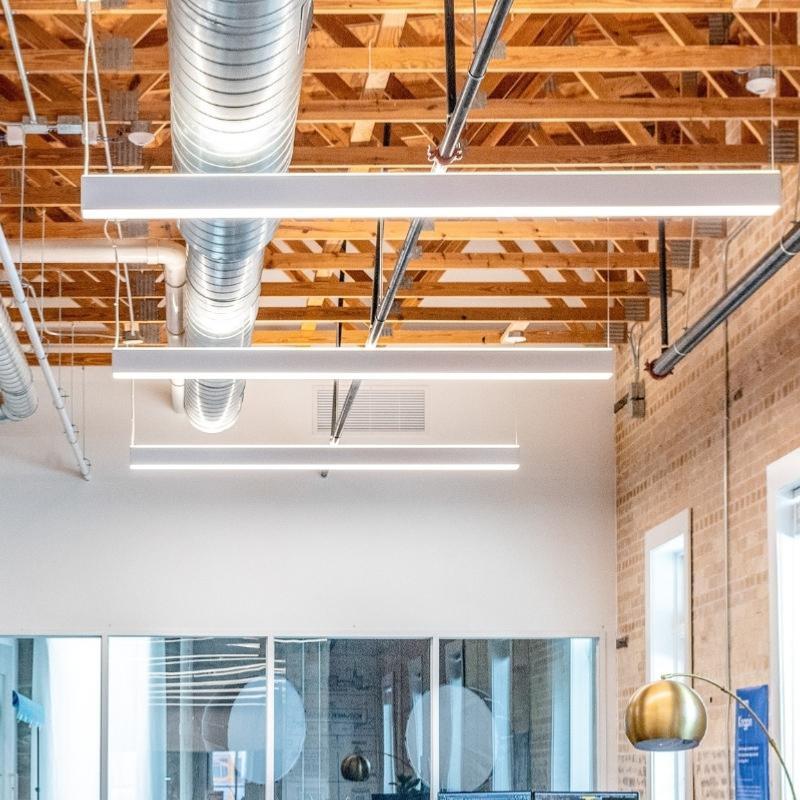 Suspension Linéaire LED 120cm 40W Interconnectable BLANC