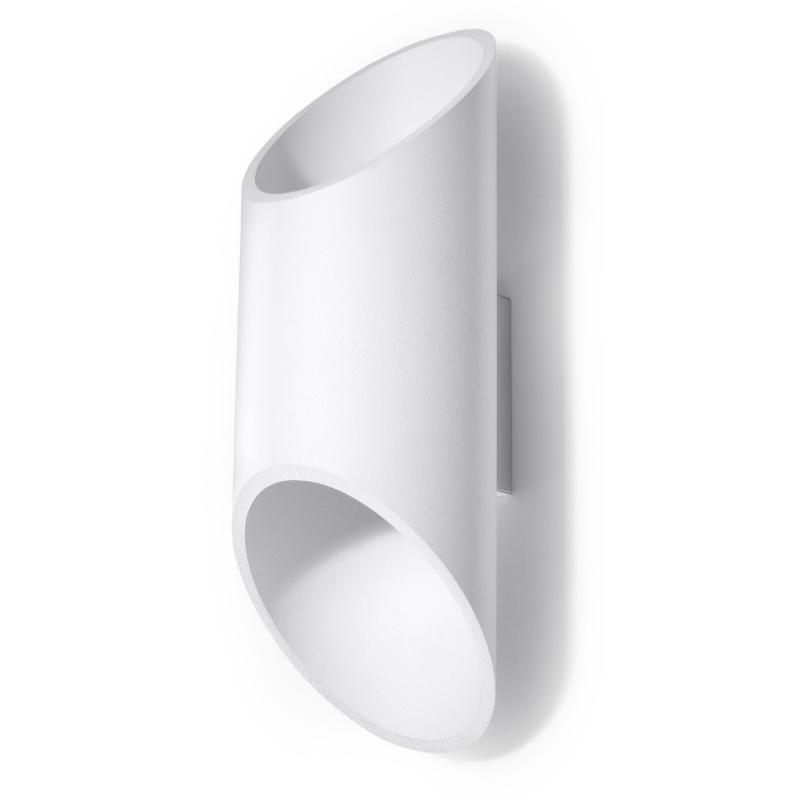 Applique Murale Tube Blanc pour Ampoule G9