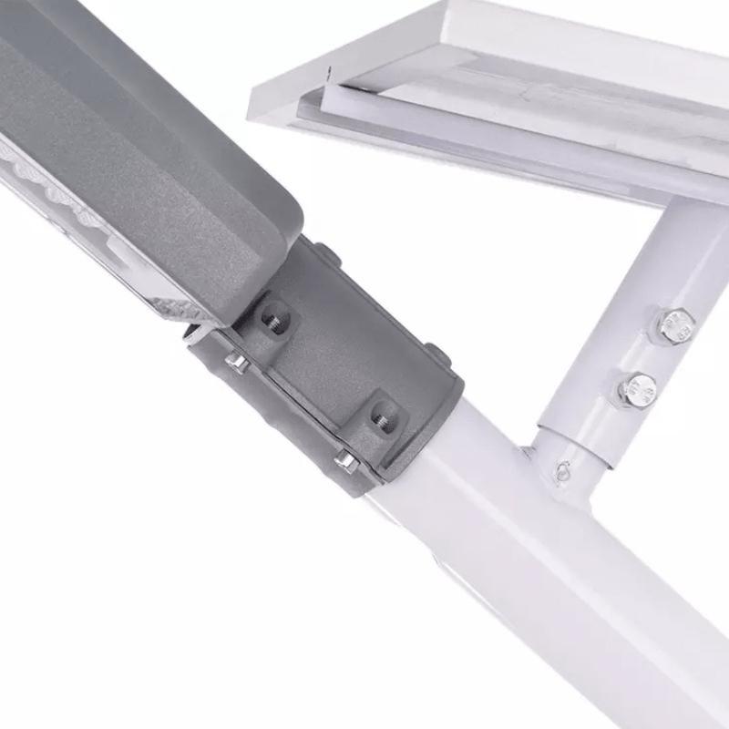 Luminaire LED urbain solaire 30W IP65 Dimmable (Barre métallique + télécommande incluses)
