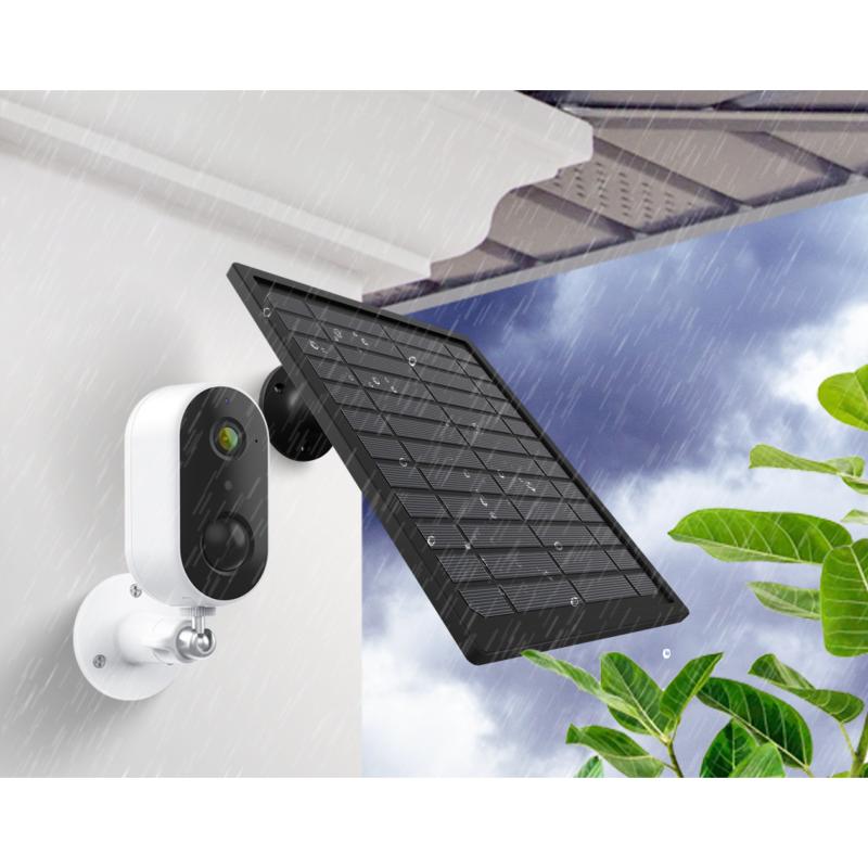 Caméra de Surveillance sans Fil Extérieure Connectée WiFi 1080p IP65 + Panneau Solaire