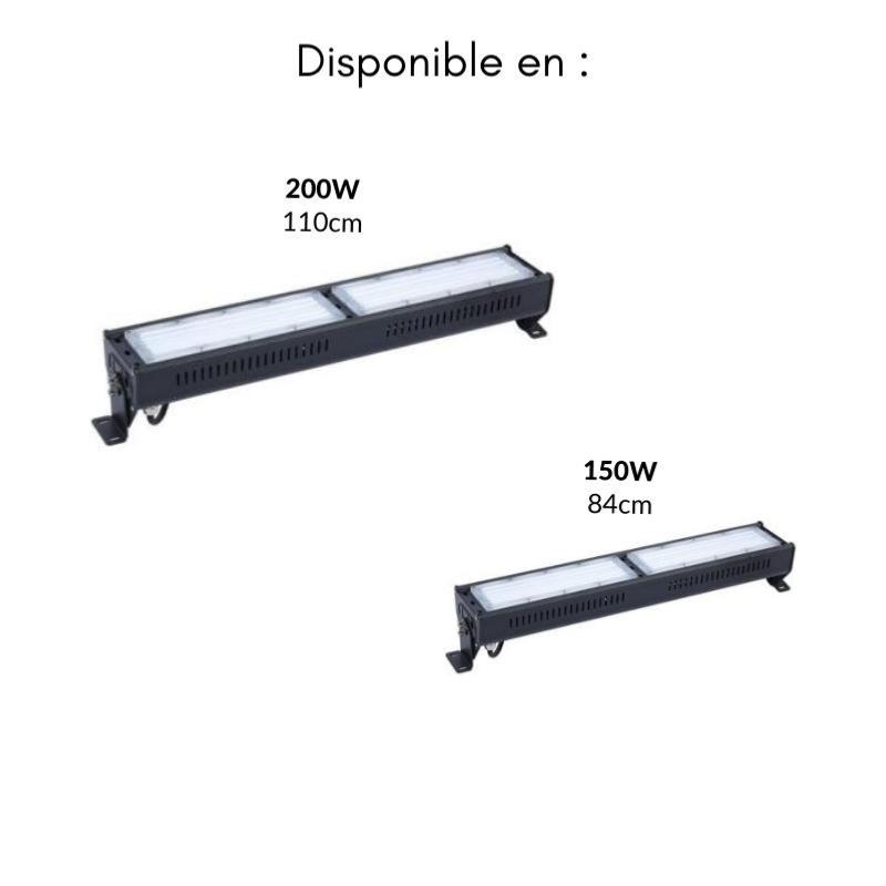 Suspension Linéaire Industrielle LED 150W IP44