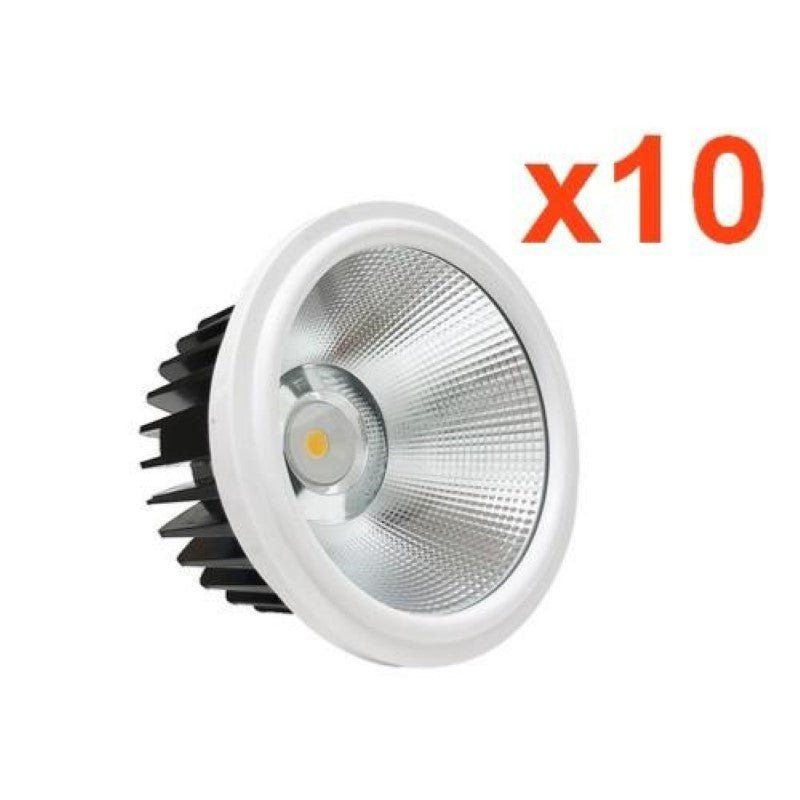 Ampoule LED 20W AR111 COB Rond (Pack de 10) - Silamp France