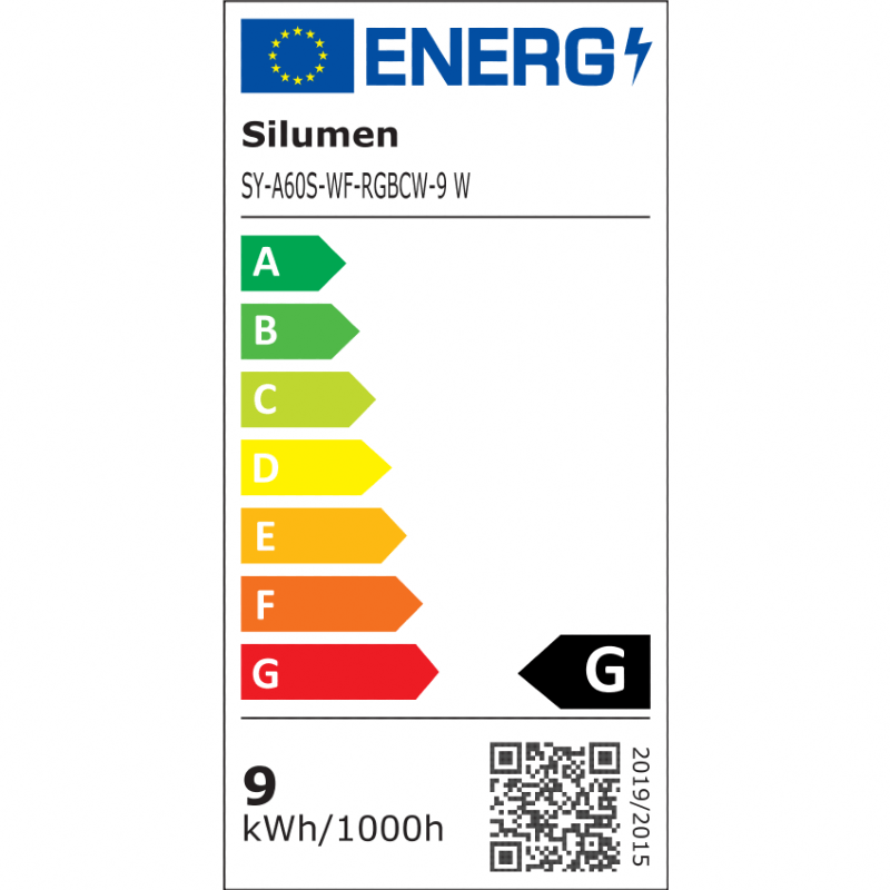 Ampoule LED Connectée WiFi E27 9W RGBW A60 (Pack de 5) - Silamp France