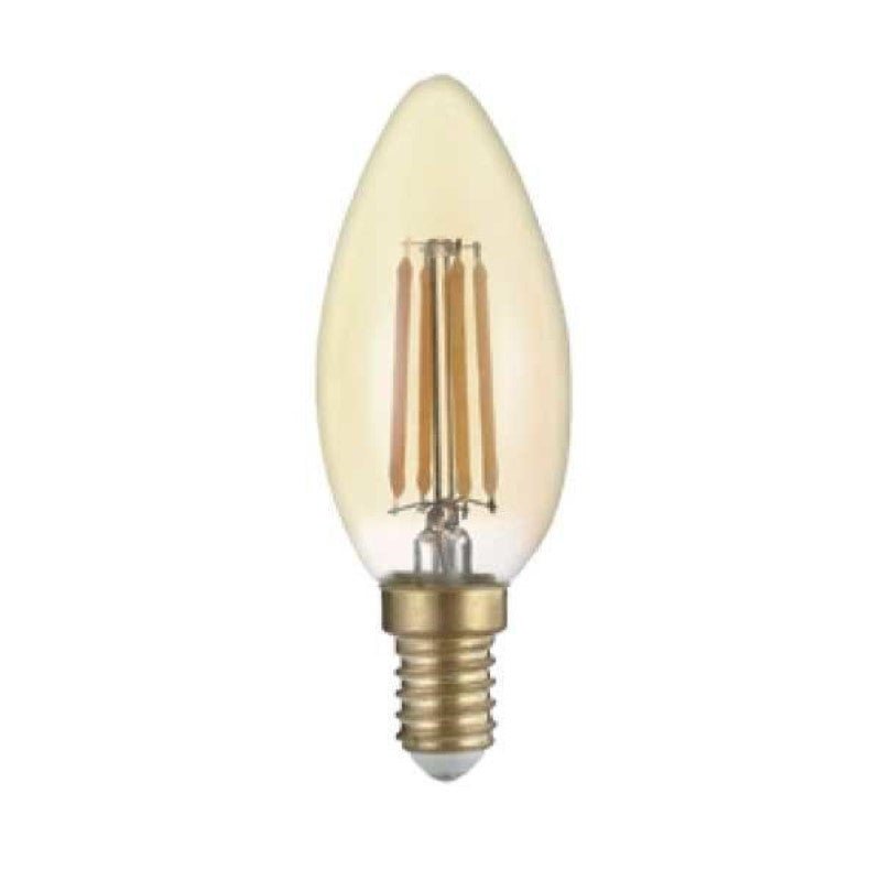 Ampoule LED E14 Filament 4W C35 Bougie - Silamp France