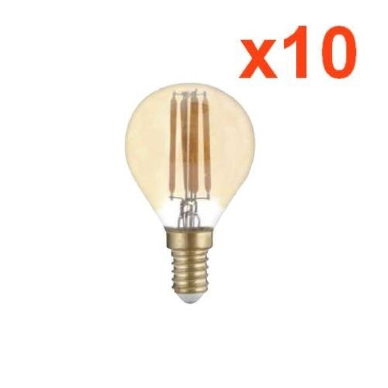 Ampoule LED E14 Filament 4W G45 (Pack de 10) - Silamp France