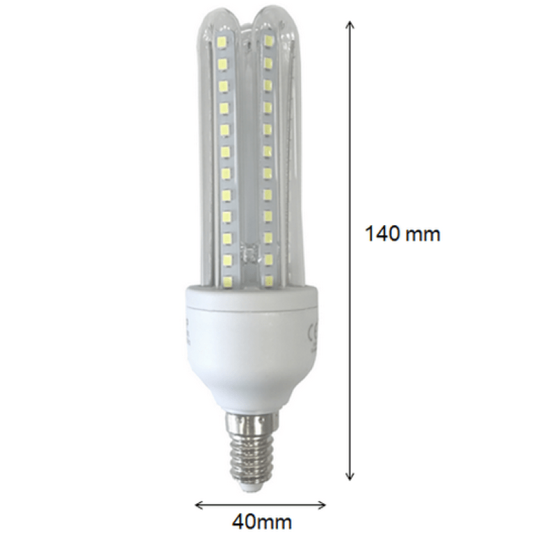 Ampoule LED E14 Lynx 9W 220V 360° CFL - Silamp France