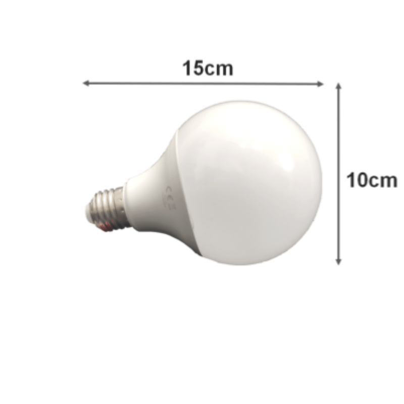 Ampoule LED E27 12W 220V G95 300° Globe - Silamp France