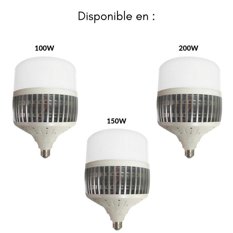 Ampoule LED E27 150W 220V 270° (Pack de 5) - Silamp France