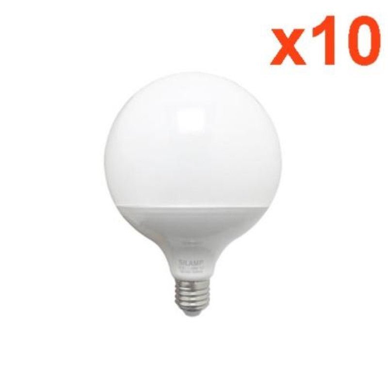 Ampoule LED E27 18W 220V G95 300° (Pack de 10) - Silamp France