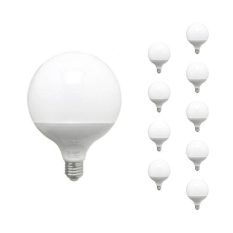 Ampoule LED E27 18W 220V G95 300° (Pack de 10) - Silamp France