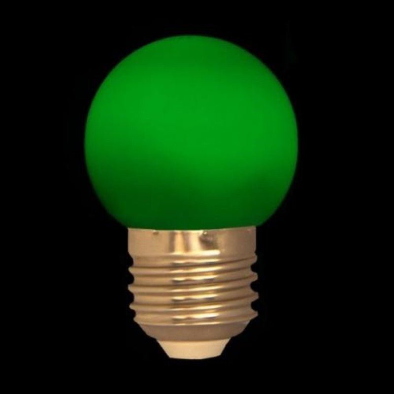 Ampoule LED E27 1W G45 VERT - Silamp France