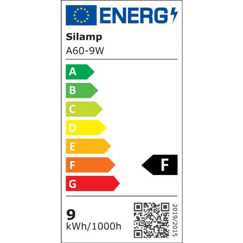 Ampoule LED E27 9W 220V A60 180° - Silamp France