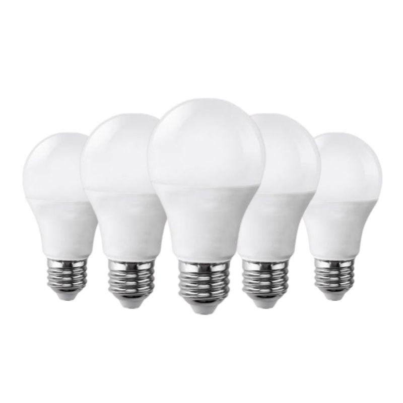 Ampoule LED E27 9W 220V A60 180° (Pack de 5) - Silamp France