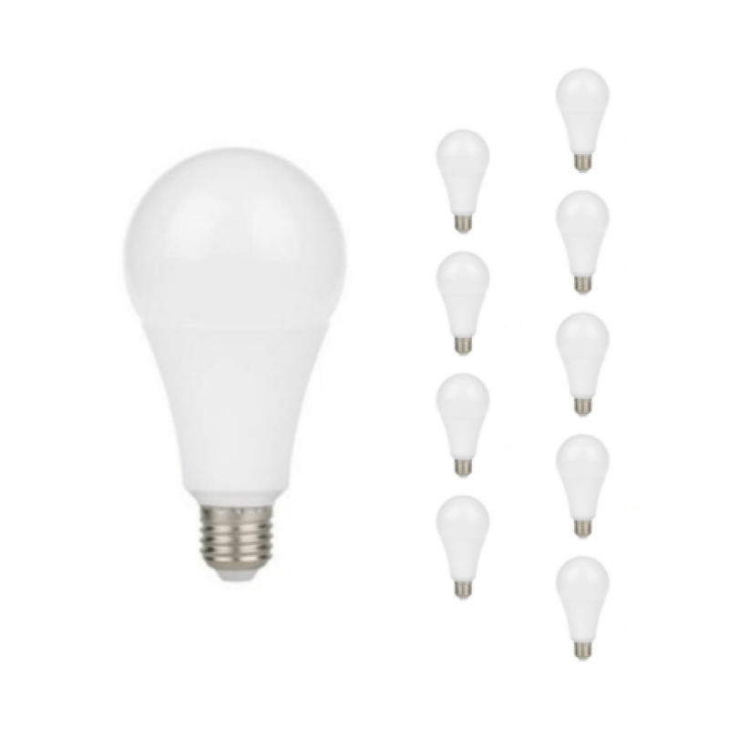 Ampoule LED E27 9W A60 220V 230° (Pack de 10) - Silamp France