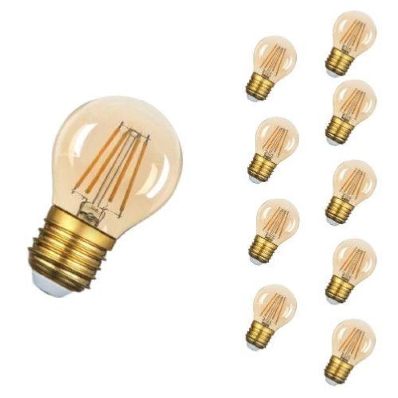 Ampoule LED E27 Filament 4W G45 240° Dimmable (Pack de 10) - Silamp France