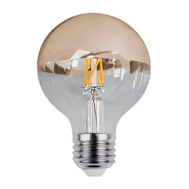Ampoule LED E27 Filament 7W G95 Reflet Or - Silamp France