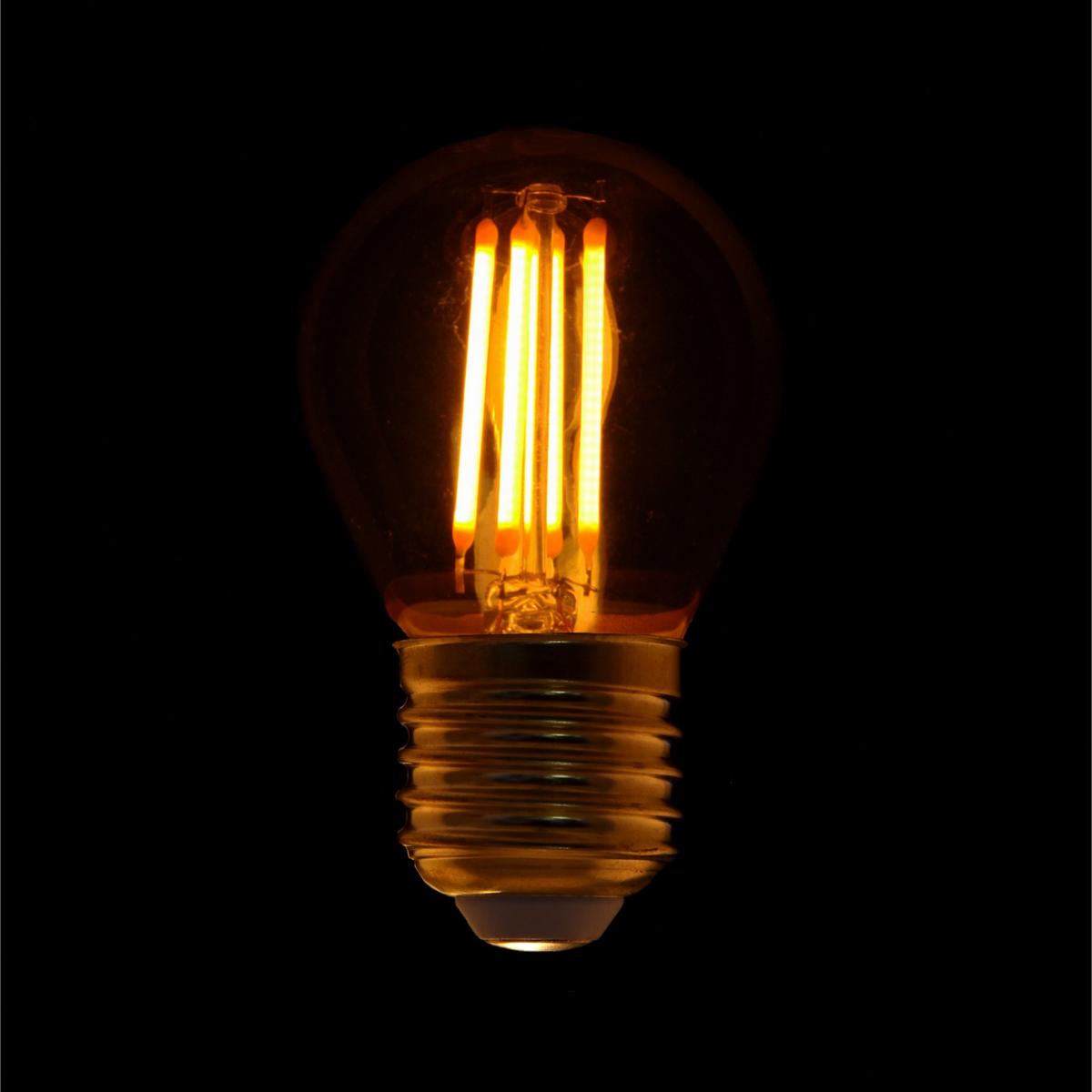 Ampoule LED E27 Filament Dimmable 4W G45 Classique (Pack de 5) - Silamp France