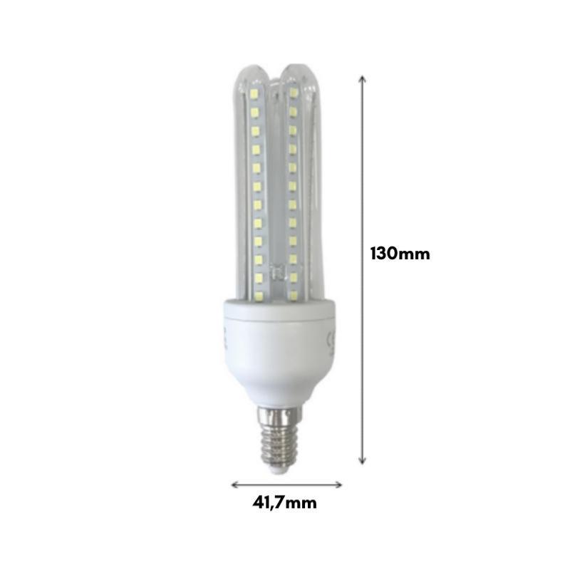 Ampoules LED E14 Lynx 7W 220V 360° CFL - Pack de 10 - Silamp France