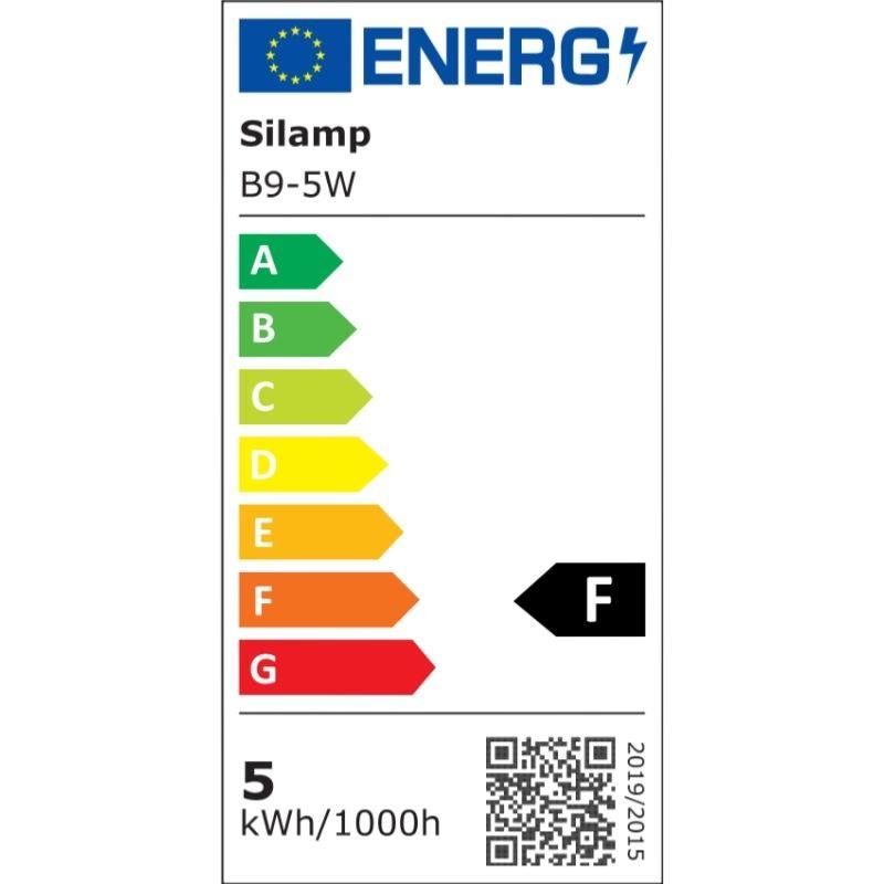 Applique LED Murale 5W IP44 Tube Incliné - Silamp France