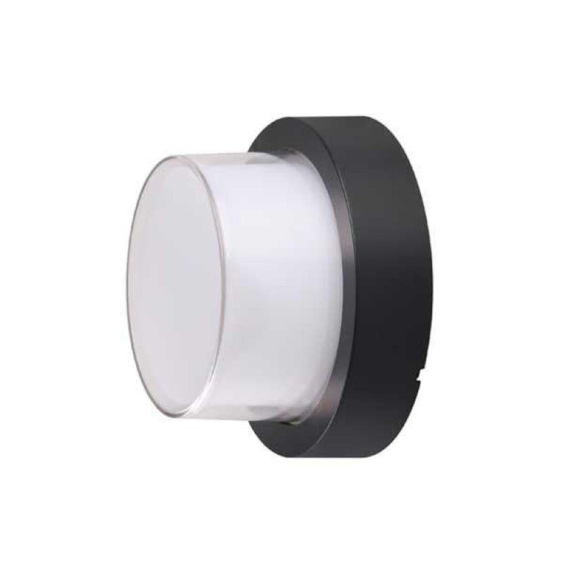 Applique Murale Noire Ronde LED IP65 12W - Silamp France