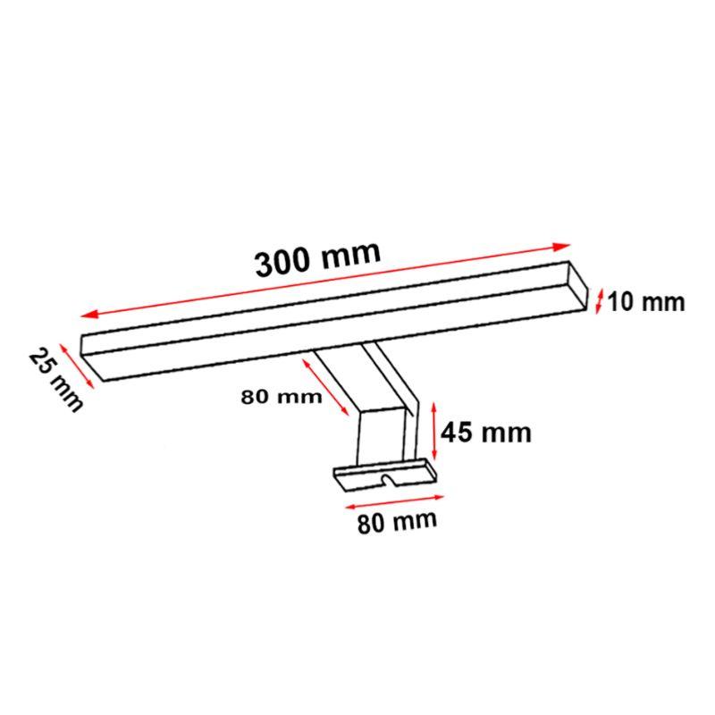 Applique Murale Salle de Bain Aluminium 6W IP44 - Silamp France