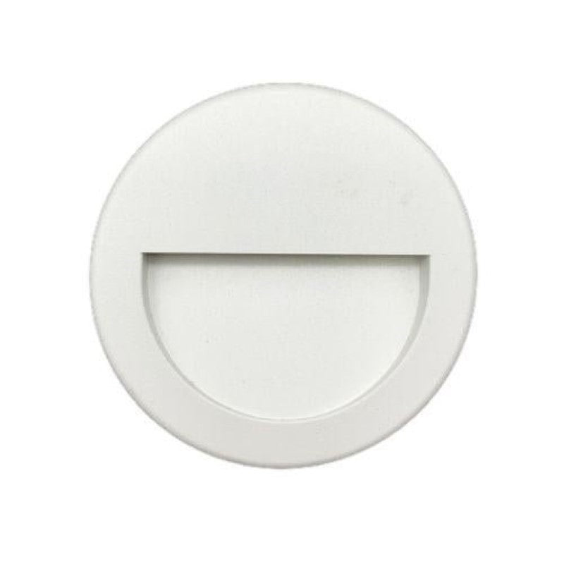 Balise LED Saillie 3W 220V 120° Rond Blanc pour Escalier - Silamp France