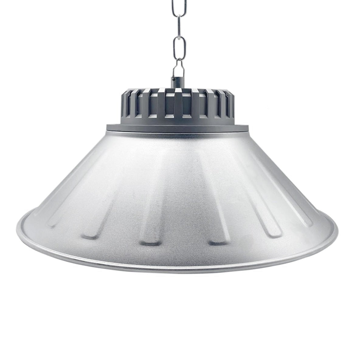 Cloche LED Industrielle 100W 120° Argent - Silamp France