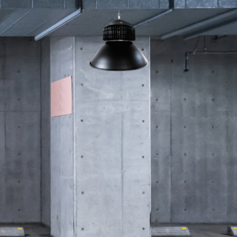 Cloche LED Industrielle 50W 120° NOIR - Silamp France