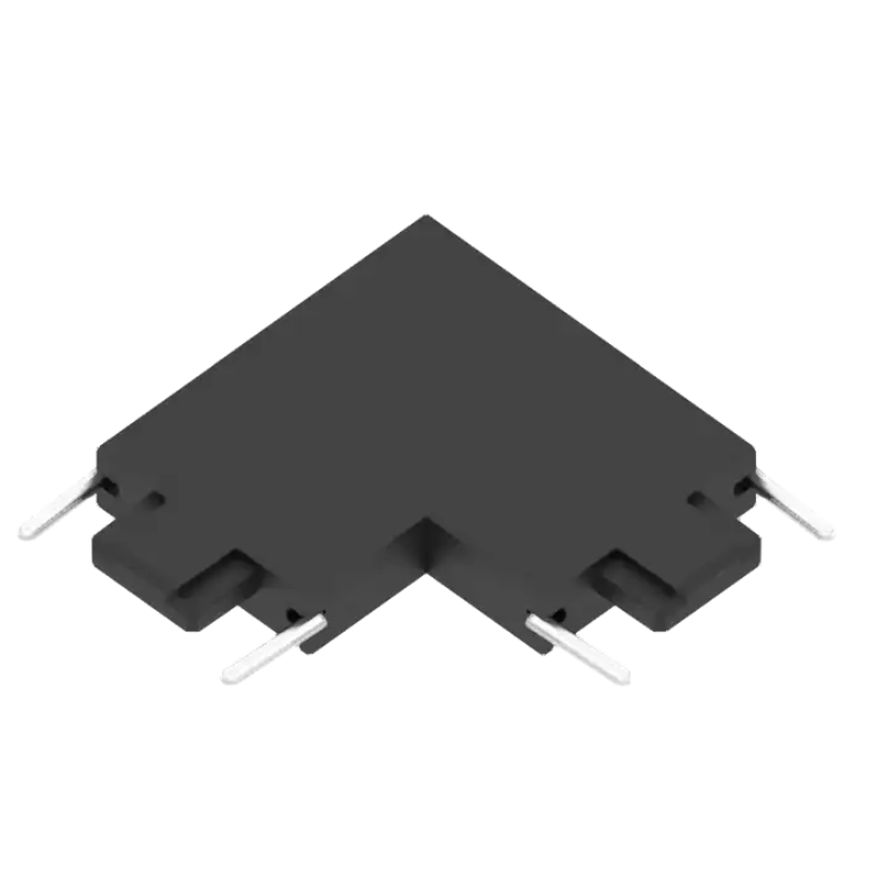 Connecteur Angle Droit 90° pour Rail Magnétique Extra Plat MM30 - Silamp France