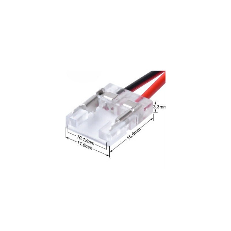 Connecteur avec Fil pour Ruban LED COB 48V 10mm - Silamp France