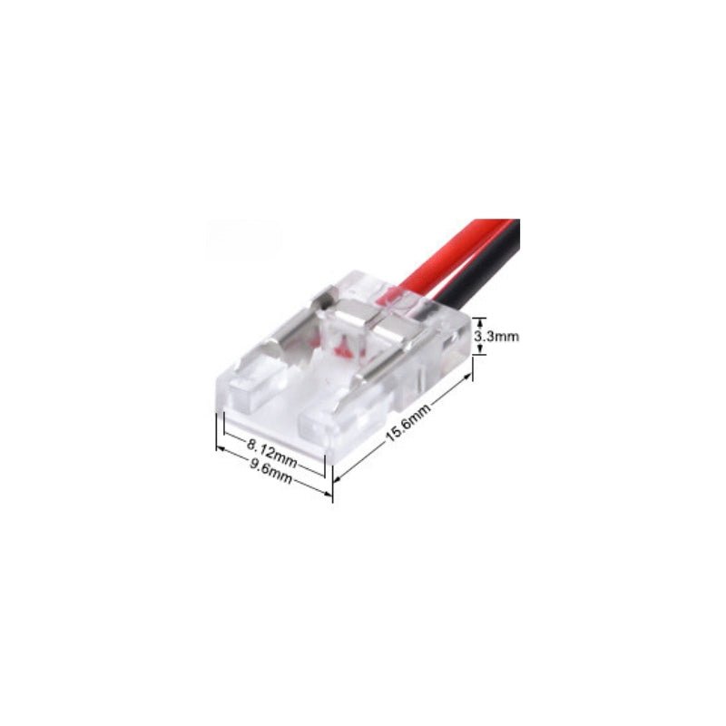 Connecteur Double pour Ruban LED COB 24V 8mm - Silamp France